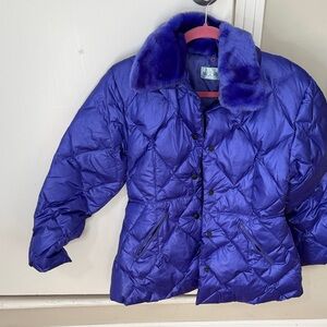 Women's Purple Quilted Jacket